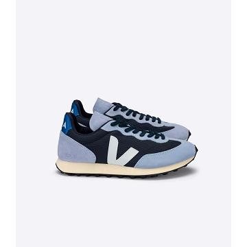 Blue Men's Veja RIO BRANCO ALVEOMESH Running Shoes | AU 163YXF